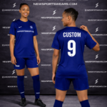 Beach soccer kit performance uniform on sand