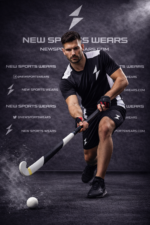 Field hockey uniform action photo shoot – performance sportswear