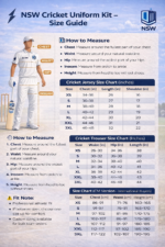 Cricket uniform jersey and trouser fabric detail athletic fit