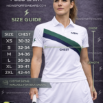 Women tennis wear back side athletic design premium stretch fabric