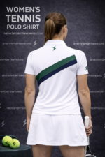 Women tennis wear size guide chest and length measurements chart