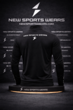 White golf quarter zip pullover athletic performance layer