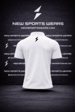 White golf polo shirt athletic fit by New Sports Wears manufacturer