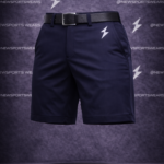 Women’s navy golf shorts by New Sports Wears with athletic performance fit