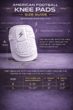 Lightweight football knee pads flexible sports protection