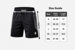 Men gym shorts back view performance athletic design