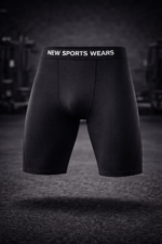 Men compression shorts side view performance workout design
