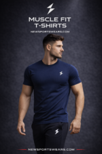 Slim fit gym T-shirt fabric detail breathable stretch material