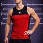 Men marathon vest front view lightweight running tank Newsportswears