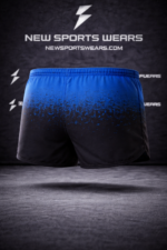 Back view men’s swimming trunks athletic swim shorts