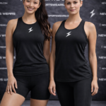 Women wearing yoga tank tops workout apparel by New Sports Wears