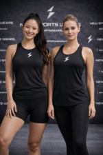 Women wearing yoga tank tops workout apparel by New Sports Wears