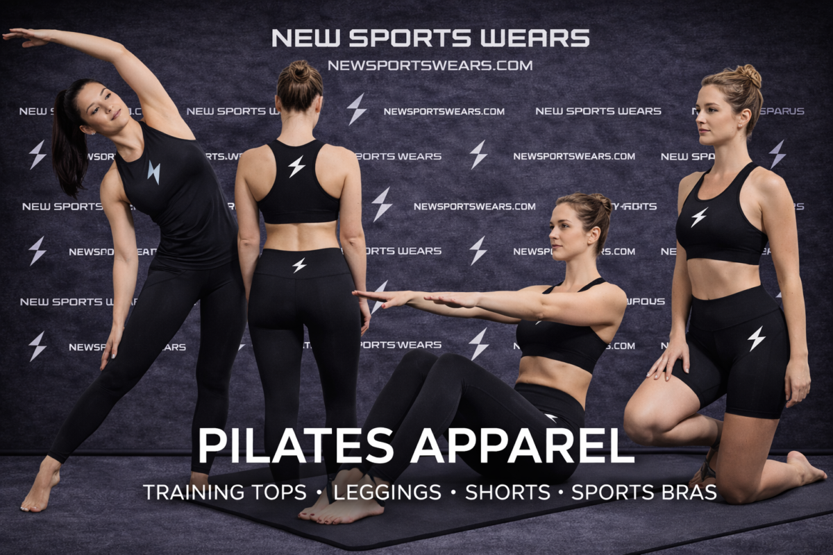 Women performing pilates exercise wearing pilates training top by New Sports Wears