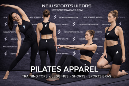 Women performing pilates exercise wearing pilates training top by New Sports Wears