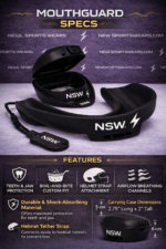 Boil and bite sports mouthguard custom fit protective gear