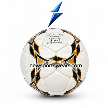 Custom hand stitched soccer ball suitable for club team branding and wholesale orders