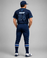 NSW baseball uniform size guide for jersey and pants with measurement chart