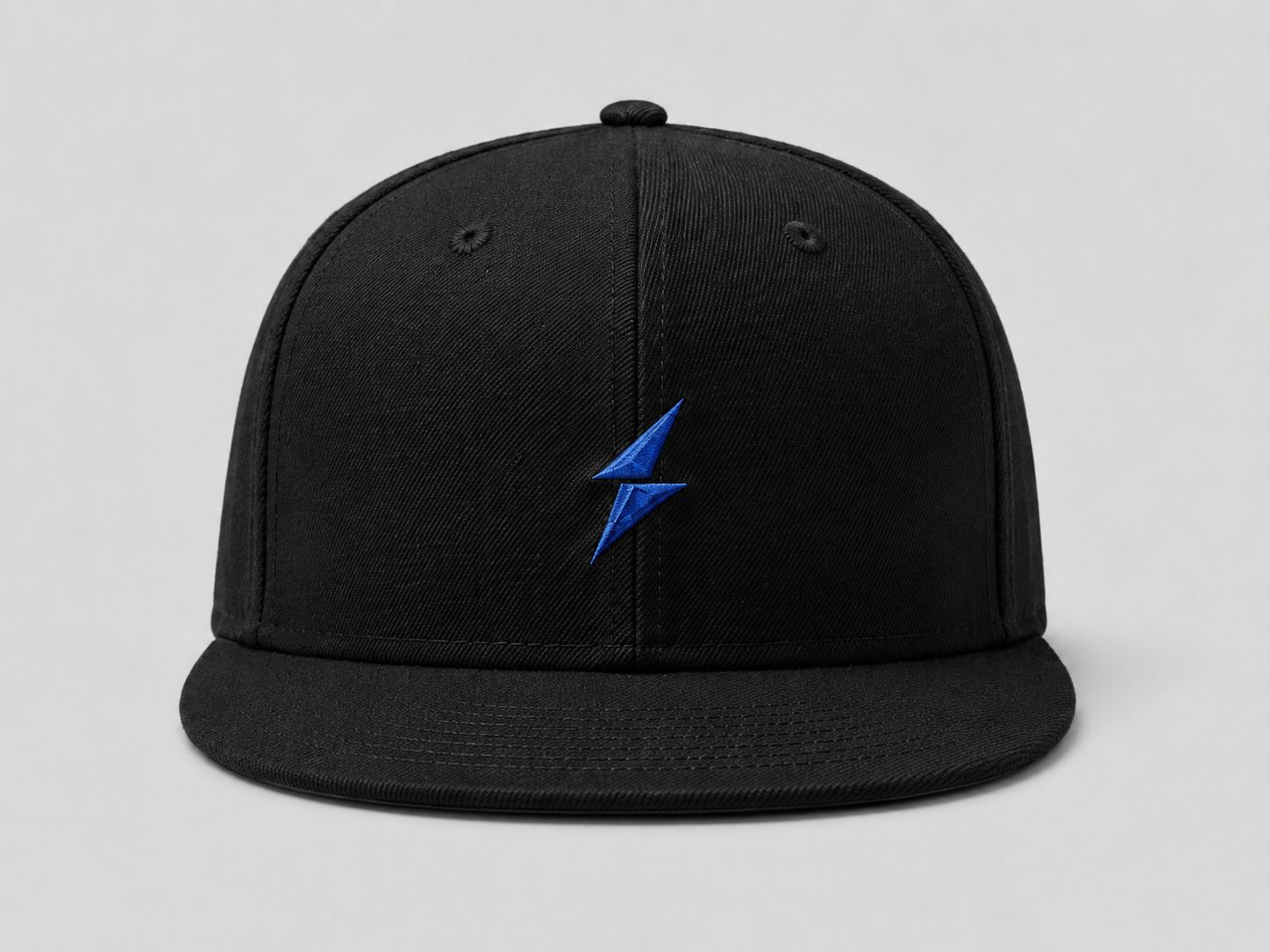 NSW Basketball Cap Side View NSW Basketball Cap front view in black with small embroidered blue