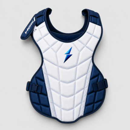 NSW Catcher Chest Guard back view with breathable mesh lining and adjustable straps