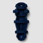 NSW Catcher Leg Guard back view with cushioned padding and adjustable straps