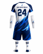 NSW volleyball uniform product specifications with breathable fabric sublimation print and athletic fit