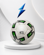 NSW soccer ball with needle inflation guidance, 6 to 8 LBS pressure recommendation, and Made in Pakistan quality.