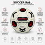 Durable hand stitched football with classic panel construction for training drills and outdoor play
