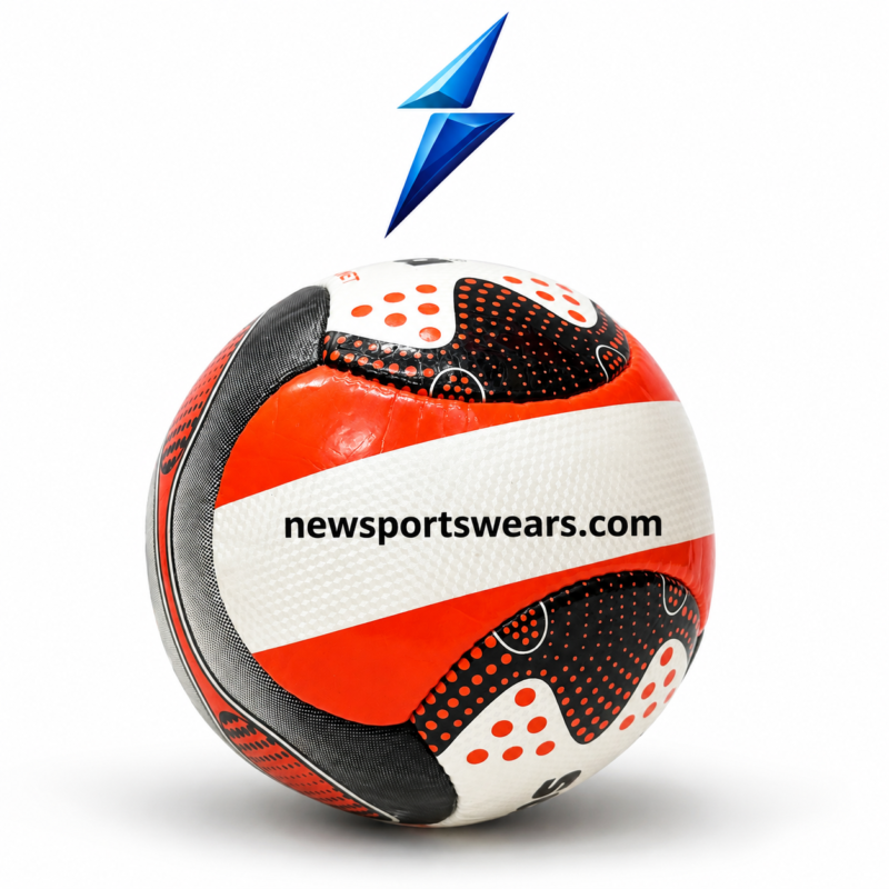 Orange black football for training, school sports, club practice, and recreational matches available at newsportswears.com.
