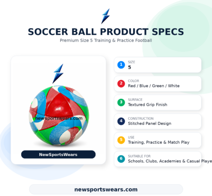 Durable textured soccer ball with glossy finish for better grip control passing and shooting