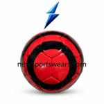 NSW premium football for youth and adults with red black stripes glossy finish and game ready design