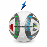 training soccer balls bulk custom logo football with grey panel design and blue green red yellow accents