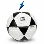 Black white football for training, practice, school sports, club football, and recreational play available at newsportswears.com.
