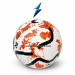 NSW training football for youth and adults with premium textured surface size 5 standard design and bold orange black style
