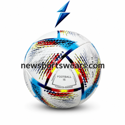 soccer balls custom design white multi color football with textured grip zones and modern panel layout