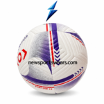 White purple red soccer ball for training, practice, school sports, club football, and recreational matches available at newsportswears.com.