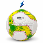 Custom yellow green football suitable for clubs academies schools retailers and wholesale orders