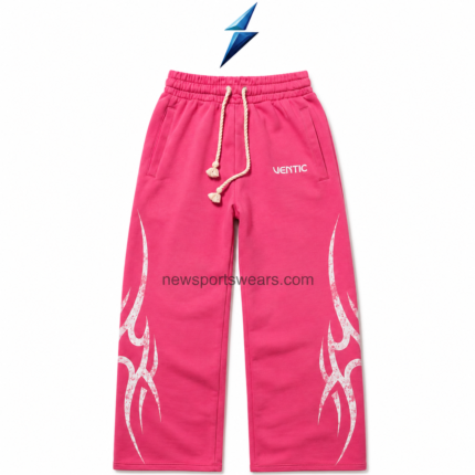NEW SPORTS WEAR Sweatpants with distressed white tribal graphics and NSW styling