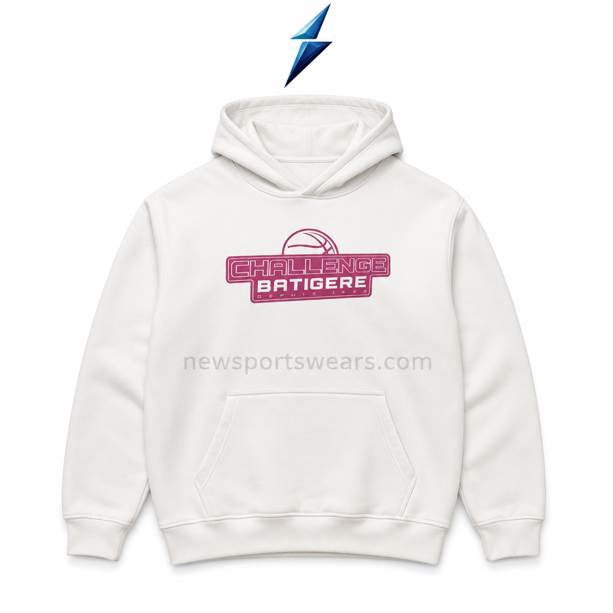 nsw-custom-printed-hoodies-cream-front NSW Custom Printed Hoodies cream front view with pink basketball chest graphic