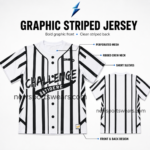 NSW Graphic Baseball Jersey showing a white ribbed collar and perforated mesh