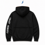 NSW New Sports Wear Men’s Graphic Pullover Hoodie with plain black rear and sleeve print
