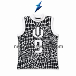 NSW and New Sports Wear matching basketball shorts with white waistband, number 9, and geometric logo