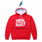 NSW Hoodie for Men in vivid red with white basketball chest graphic